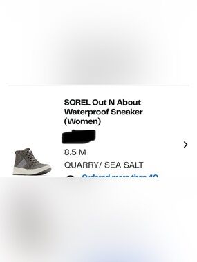 Sorel Women's Grey Lace-Up High-Top Boots
